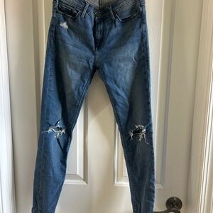 Black Orchid Blue Distressed Skinny Jeans